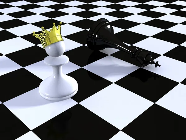 Satranç. liderlik anlayışı — Stok fotoğraf