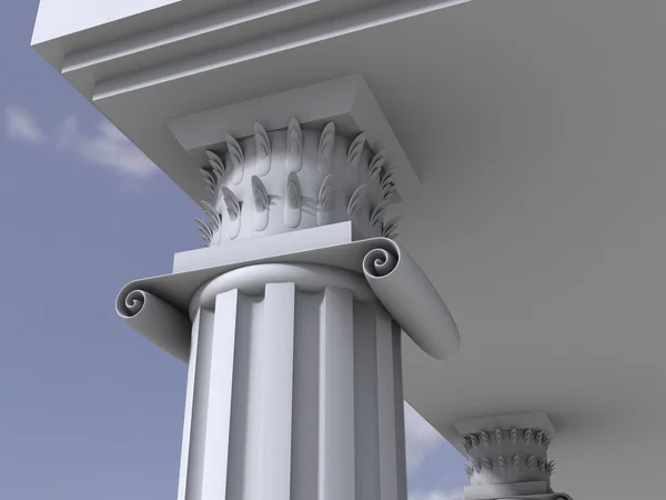 Marmurowe kolumny — Zdjęcie stockowe