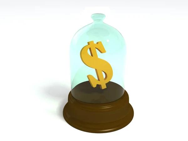Schutzschirm für Geld — Stockfoto