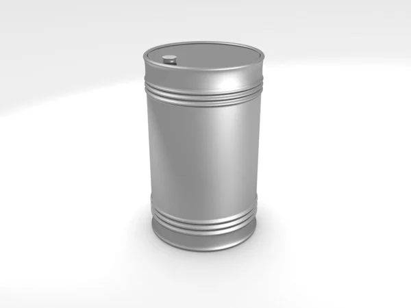 Metallic barrel — Stock Photo, Image
