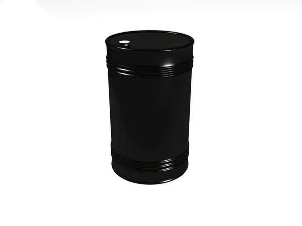 Нафтовий ствол і барабанний контейнер — стокове фото