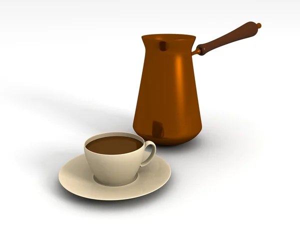 's ochtends koffie — Stockfoto