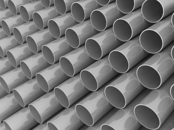 stock image 3D chrome tubes - high technology background