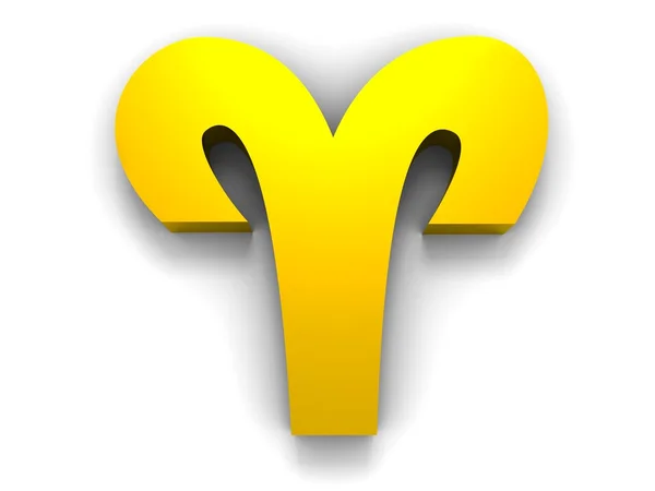 Baran symbol znak — Zdjęcie stockowe