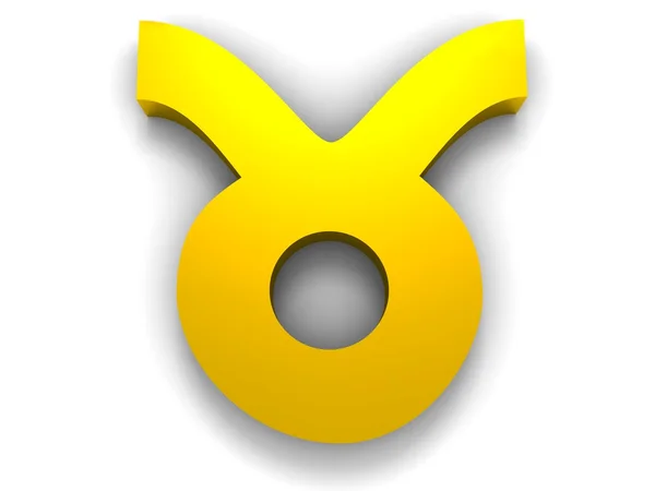 Symbole du Taureau signe — Photo