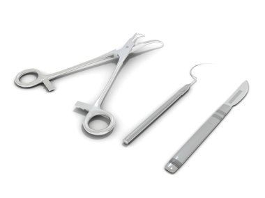 Medical instruments clipart