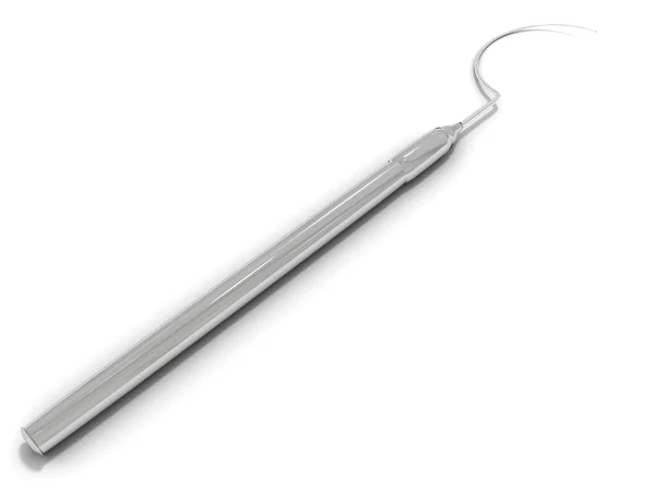 Instrumento cirúrgico sobre fundo branco isolado — Fotografia de Stock