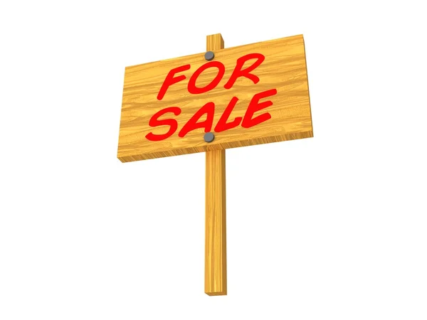 판매! 나무 간판 — 스톡 사진