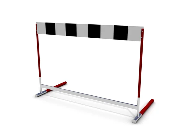 Black and white barriers — Stock Photo, Image