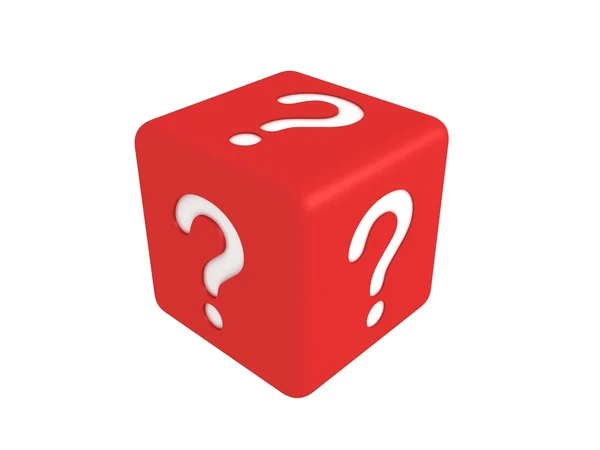 Concept de faq question cube — Photo