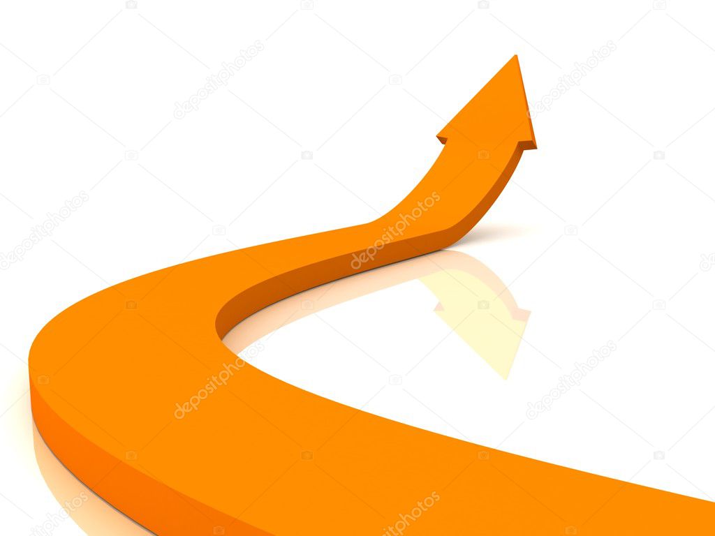 Orange arrow