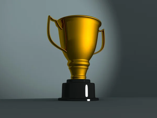 Copa trofeo de oro — Foto de Stock