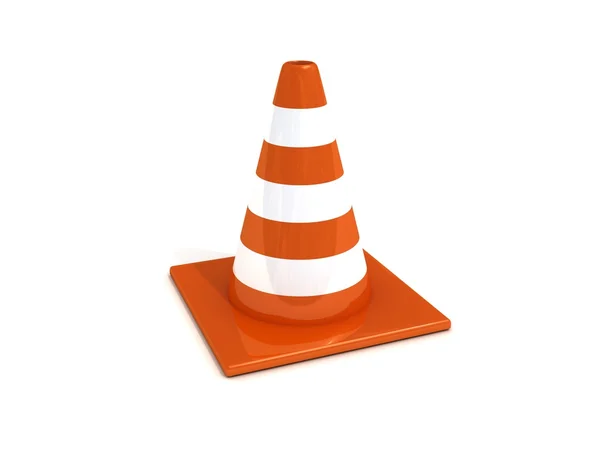Traffic cones 3d illustration — Stock Photo, Image