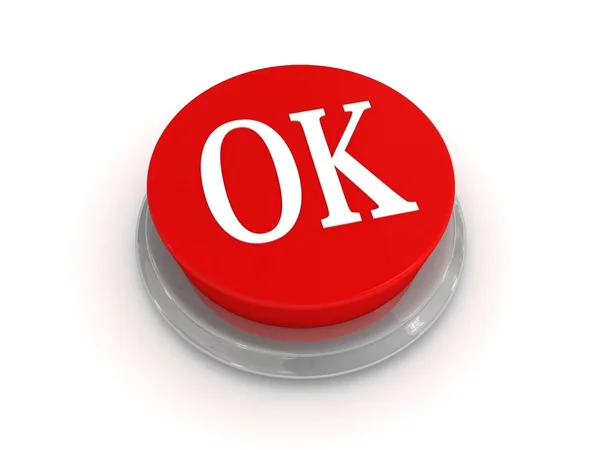 Botón OK — Foto de Stock