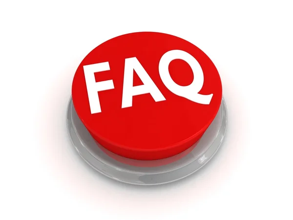 Кнопка FAQ — стокове фото