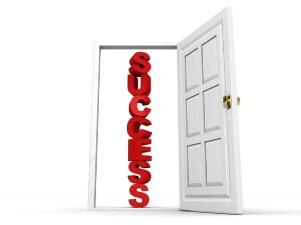 Open door to success — Stock Photo, Image