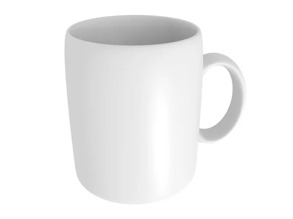 Белая чашка — стоковое фото