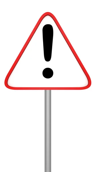 Road warning sign — Stock Photo, Image