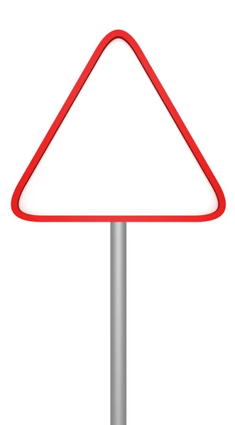 Znak ostrzegawczy drogi — Zdjęcie stockowe