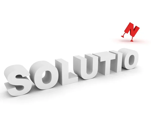 Success solution of problem concept — Stock Photo, Image