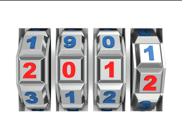 New 2012 Year numbers — Stock Photo, Image