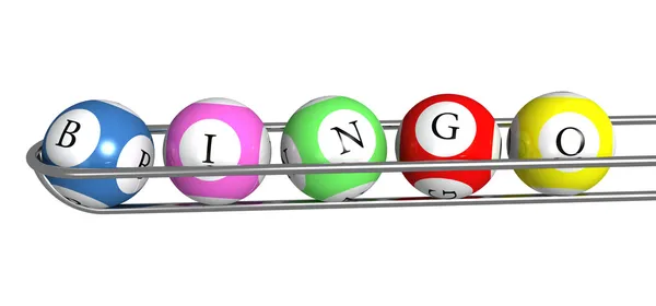 Bingo lottery balls — Stock Photo, Image