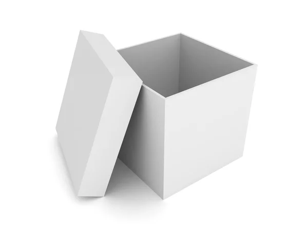 Caja blanca — Foto de Stock