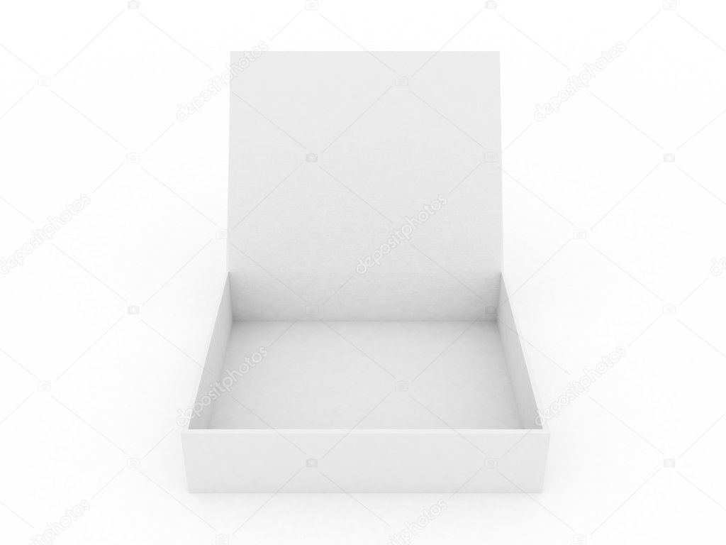 Empty white box
