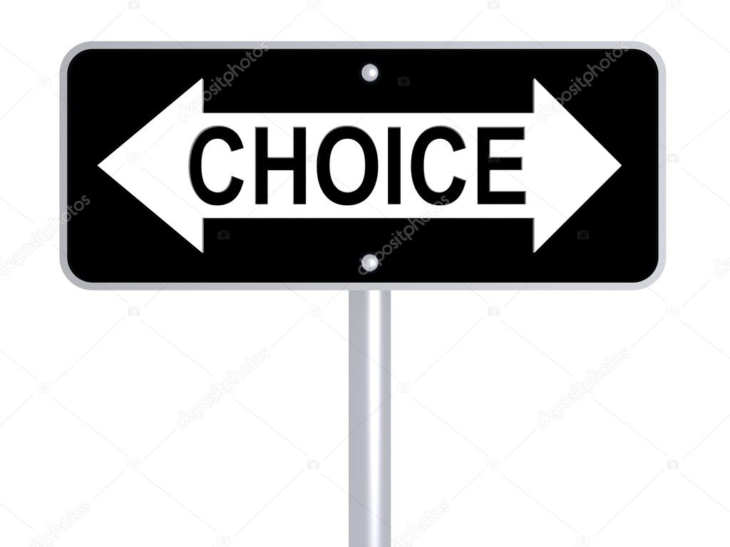 Choice arrow