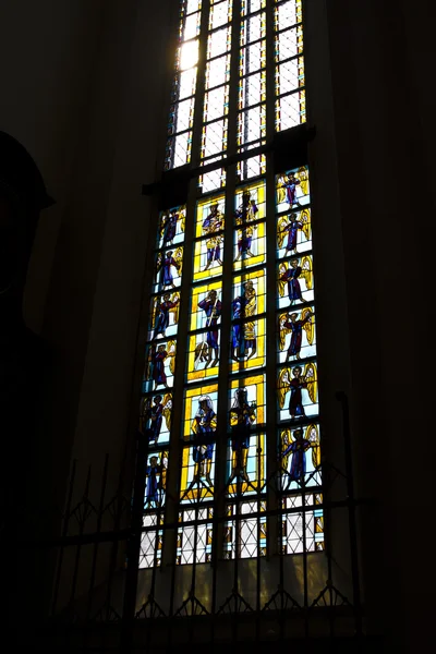 Iglesia vidrieras — Foto de Stock