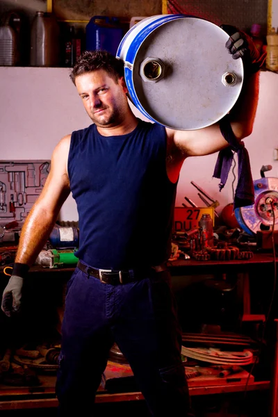 Mechanik mužské — Stock fotografie