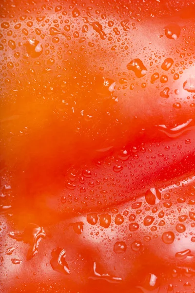 Texture fraîche de poivron rouge — Photo