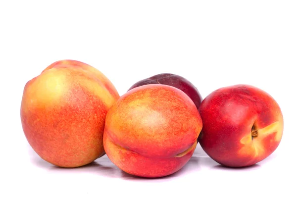 Massa persikor — Stockfoto