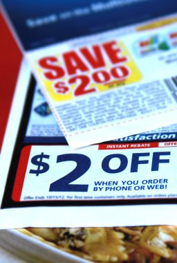 Discount coupons clipart