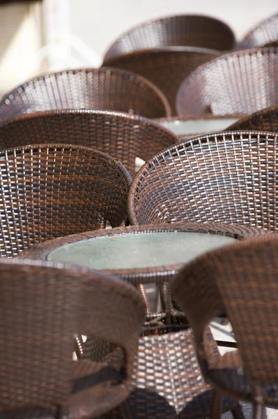 stock image Cafe chairs