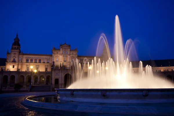 Plaza de Espana в Севилье, Испания — стоковое фото