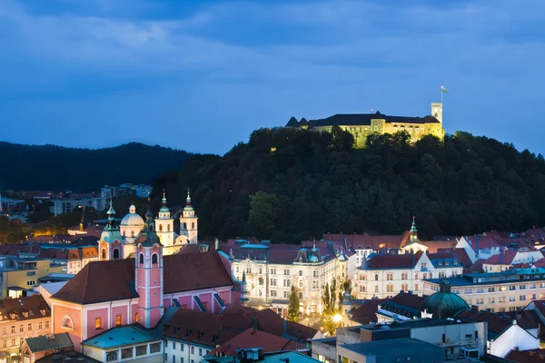 Lublani, hlavním městě Slovinska — Stock fotografie