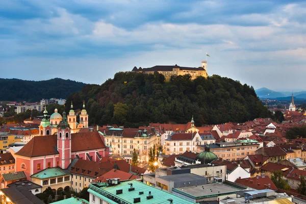 卢布尔雅那，斯洛文尼亚的首都 — 图库照片