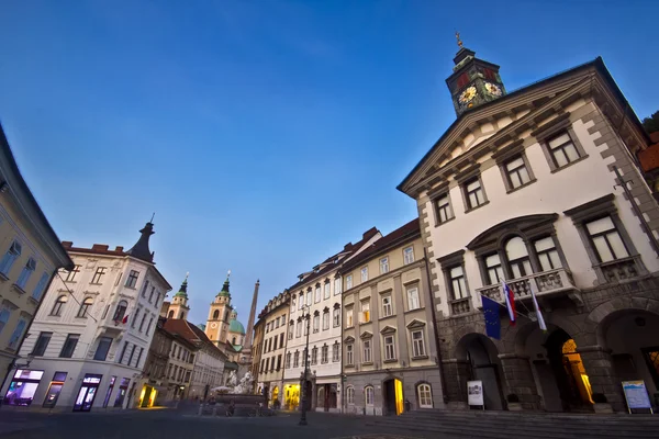 Ratusz w Lublanie — Zdjęcie stockowe