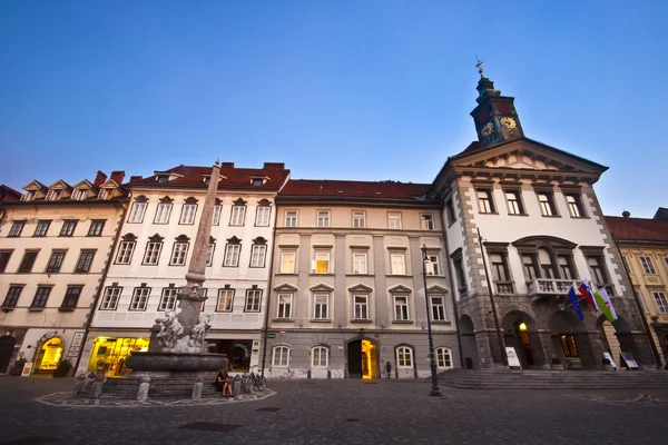 Ratusz w Lublanie — Zdjęcie stockowe