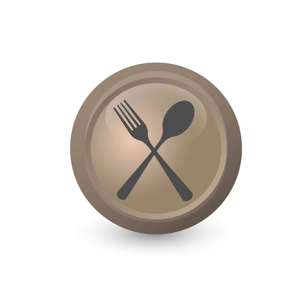 Icône restaurant — Image vectorielle