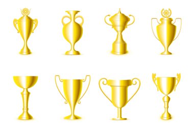 Award cups clipart