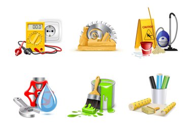 Renovation icons | Bella series, part 1 clipart