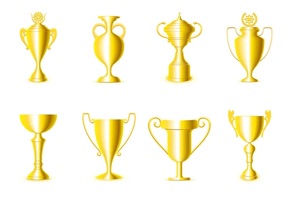 Award cups — Stock Vector