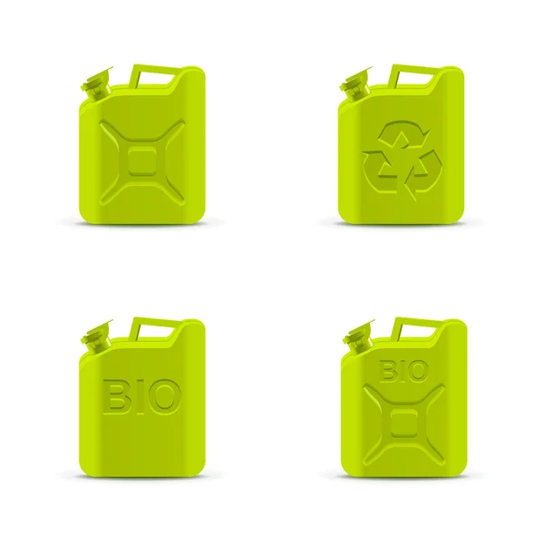 stock vector Eco fuel concepts. Canisters