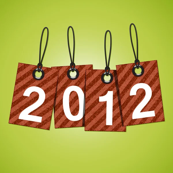 stock vector New 2012 year tags