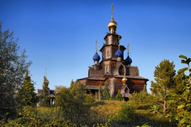 Orthodoxe Holzkirche