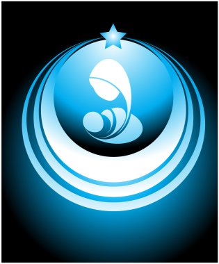 NATIVITY ICON clipart