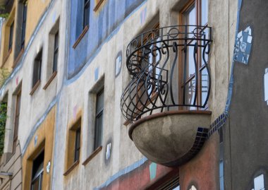 Teras-hundertwasser haus - Viyana