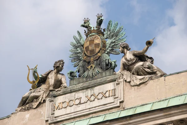 Composição da estátua - Albertina, Viena — Fotografia de Stock